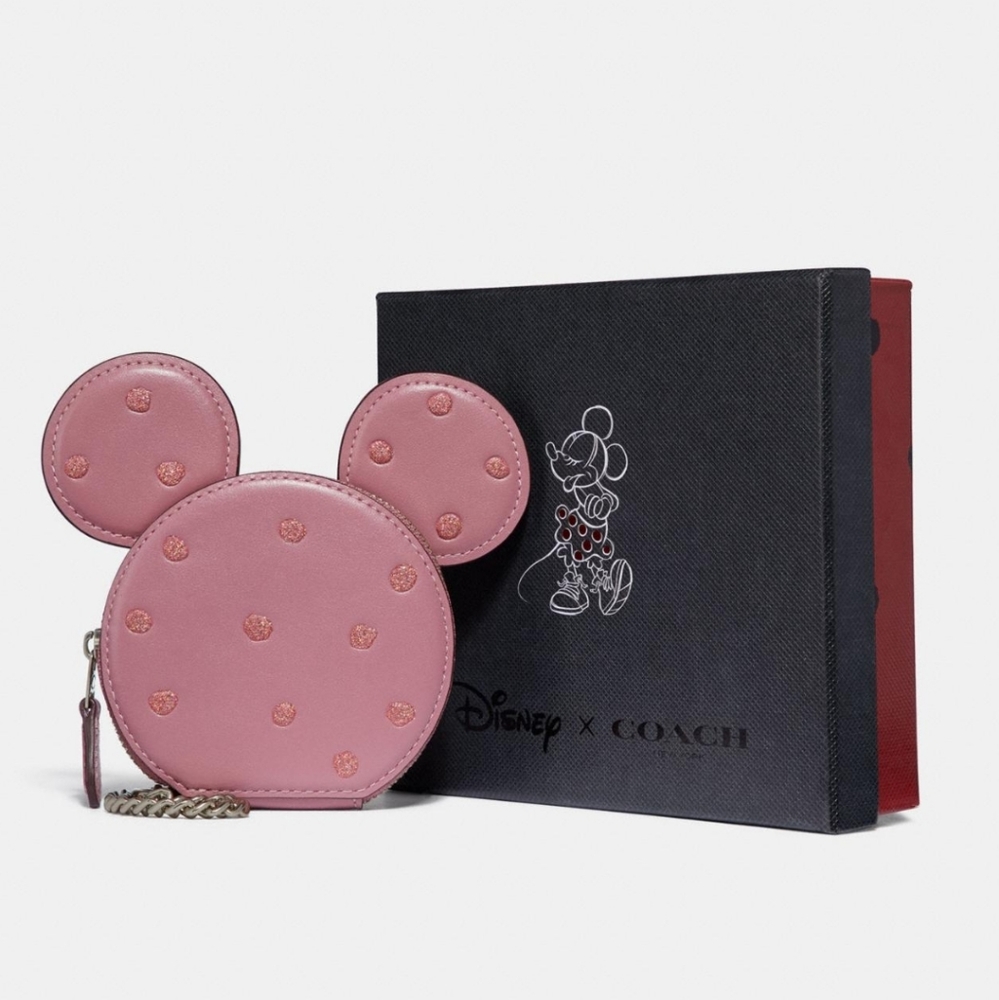 2 x HP🎉💗New Coach Boxed Minnie Mouse Coin Case - Picture 10 of 10